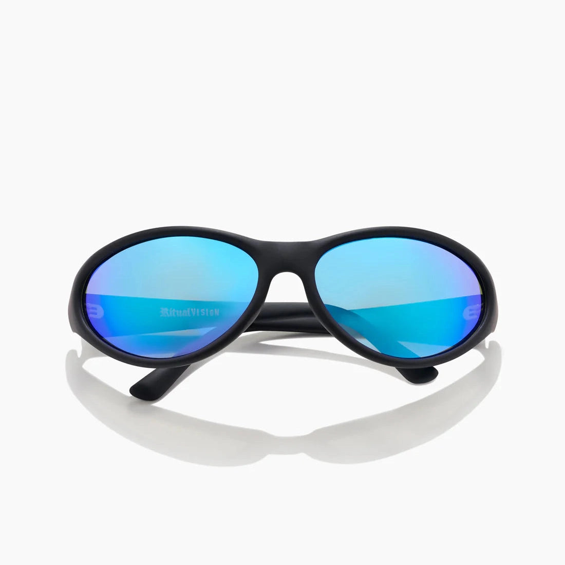 RITUAL VISION Morphine MATTE BLACK / BLUE REFLECTIVE POLARISED