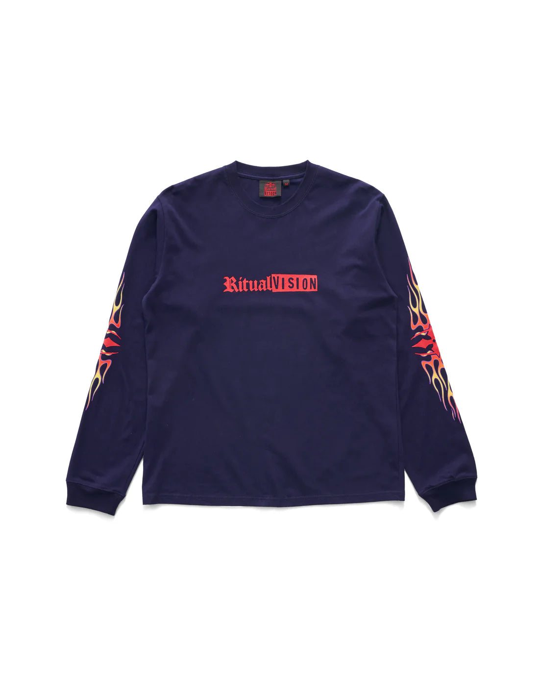 RITUAL VISION Flame ls tee - Navy
