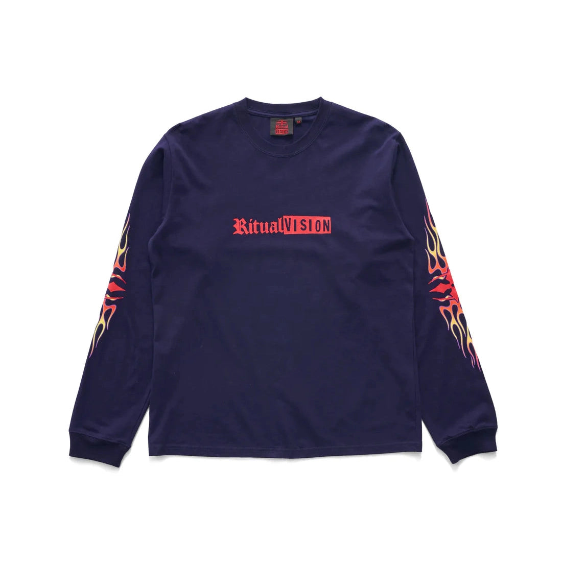 RITUAL VISION Flame ls tee - Navy