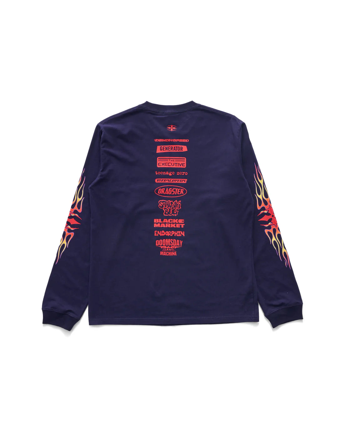 RITUAL VISION Flame ls tee - Navy