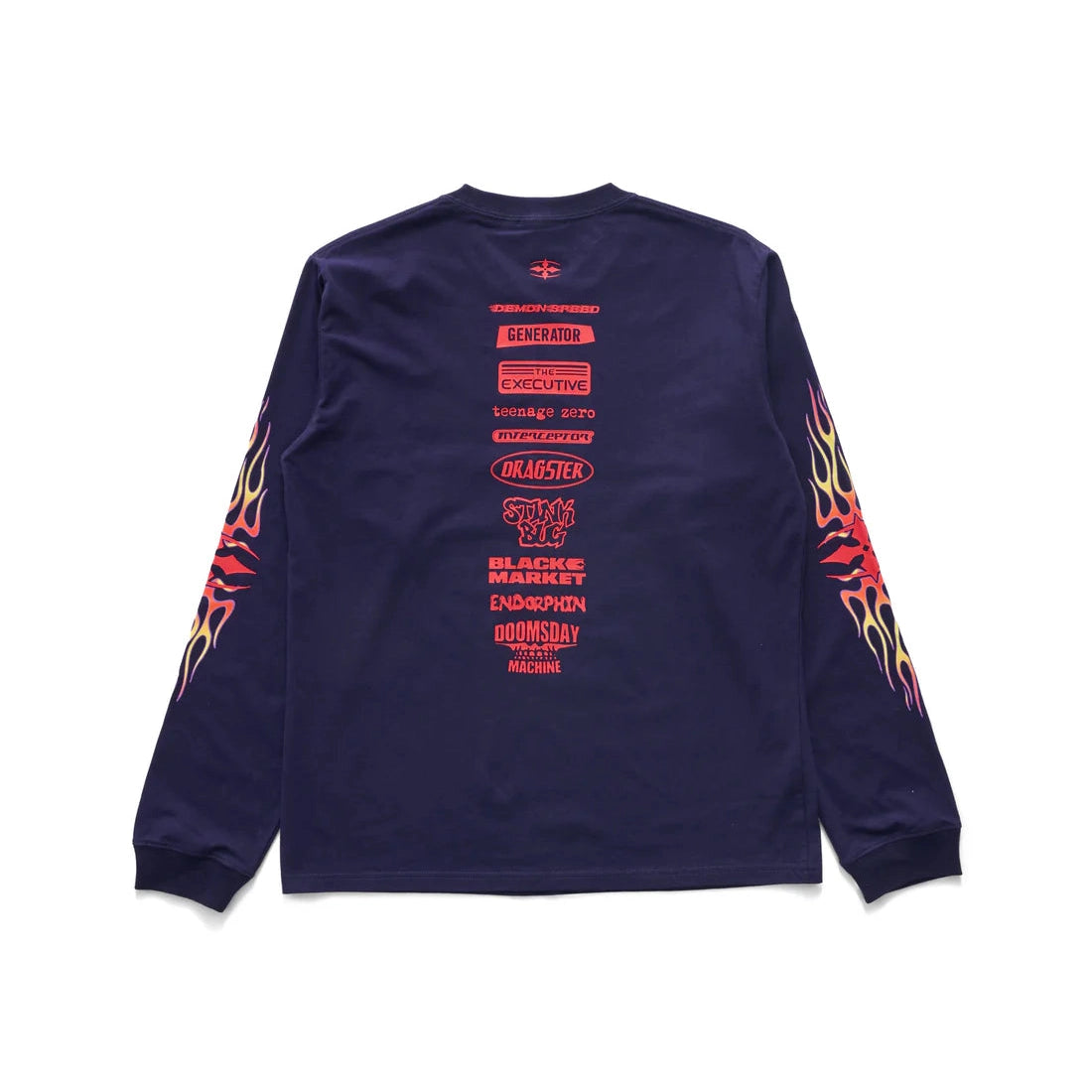 RITUAL VISION Flame ls tee - Navy