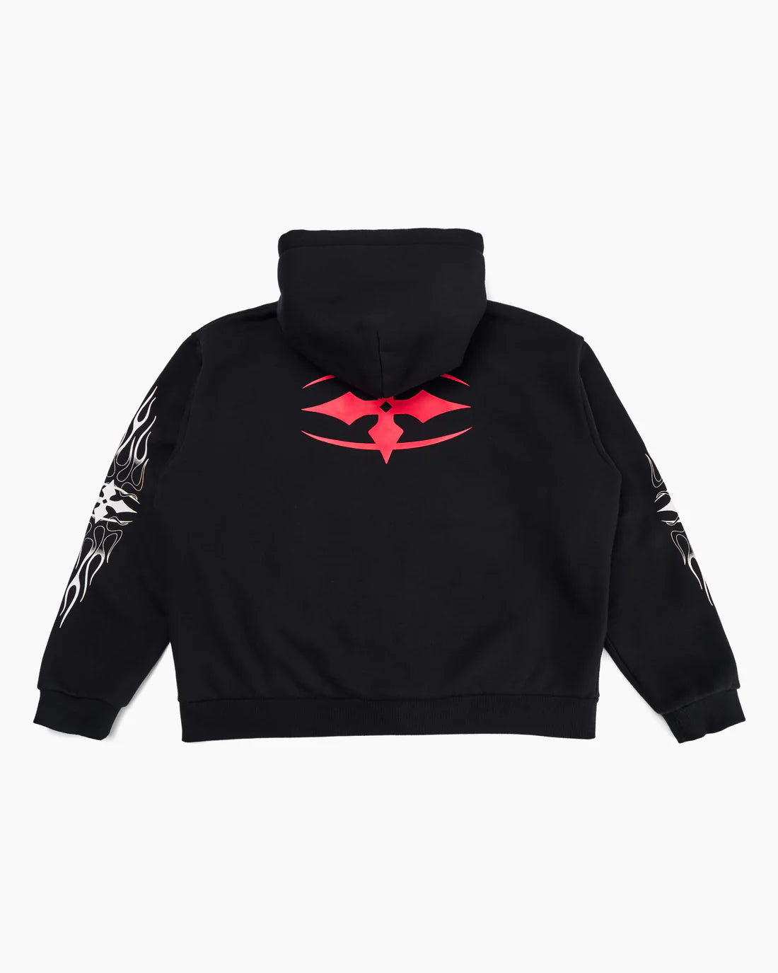 RITUAL VISION Flame zip-thru hoodie - Black