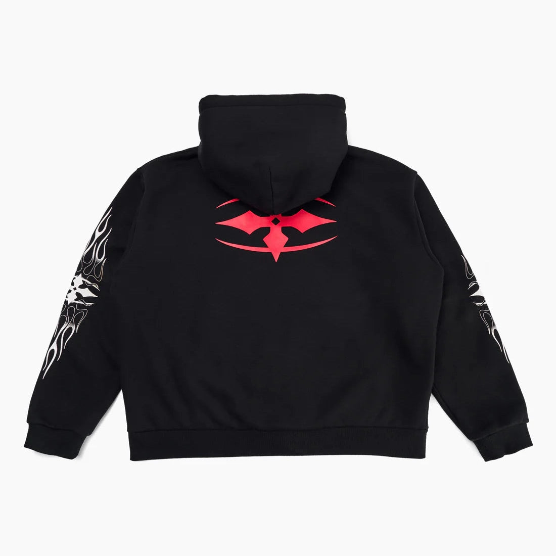 RITUAL VISION Flame zip-thru hoodie - Black