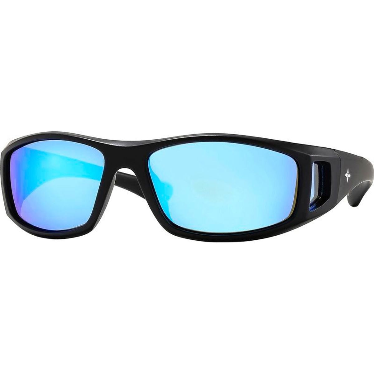 Ritual Vision Dragster Matte Black/Blue Mirror Polarised Lenses