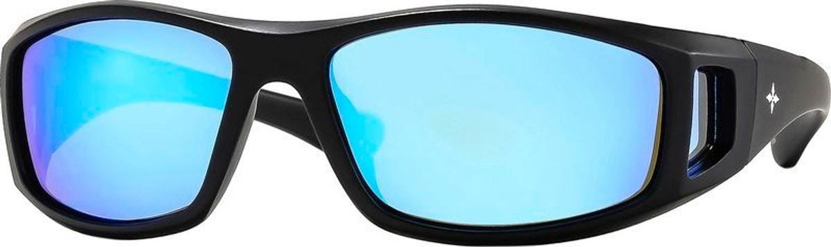Ritual Vision Dragster Matte Black/Blue Mirror Polarised Lenses