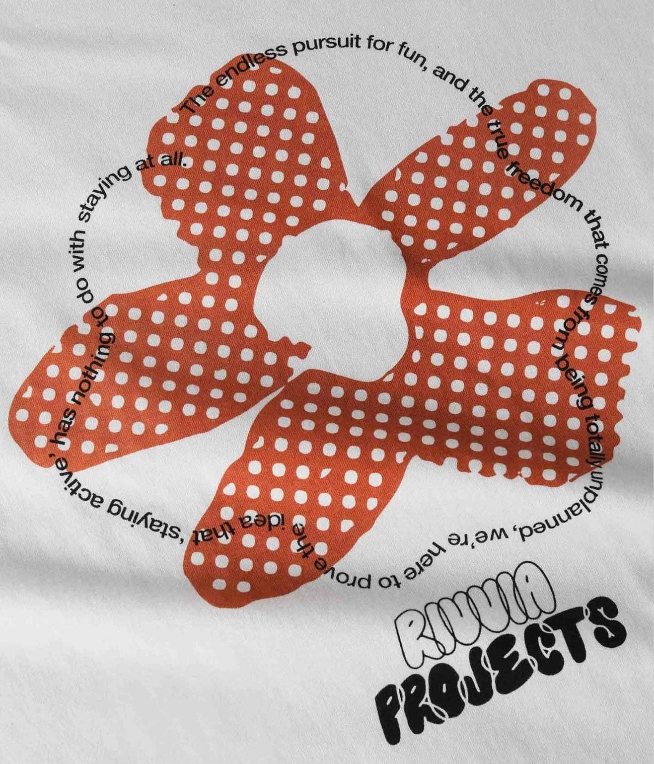 RIVVIA Flower map t-shirt - Off white