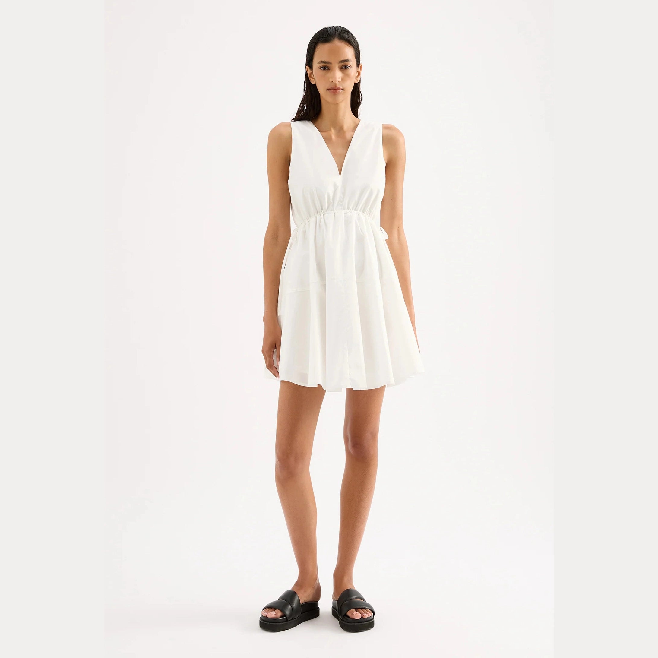 Nude Lucy Beni Mini Dress white