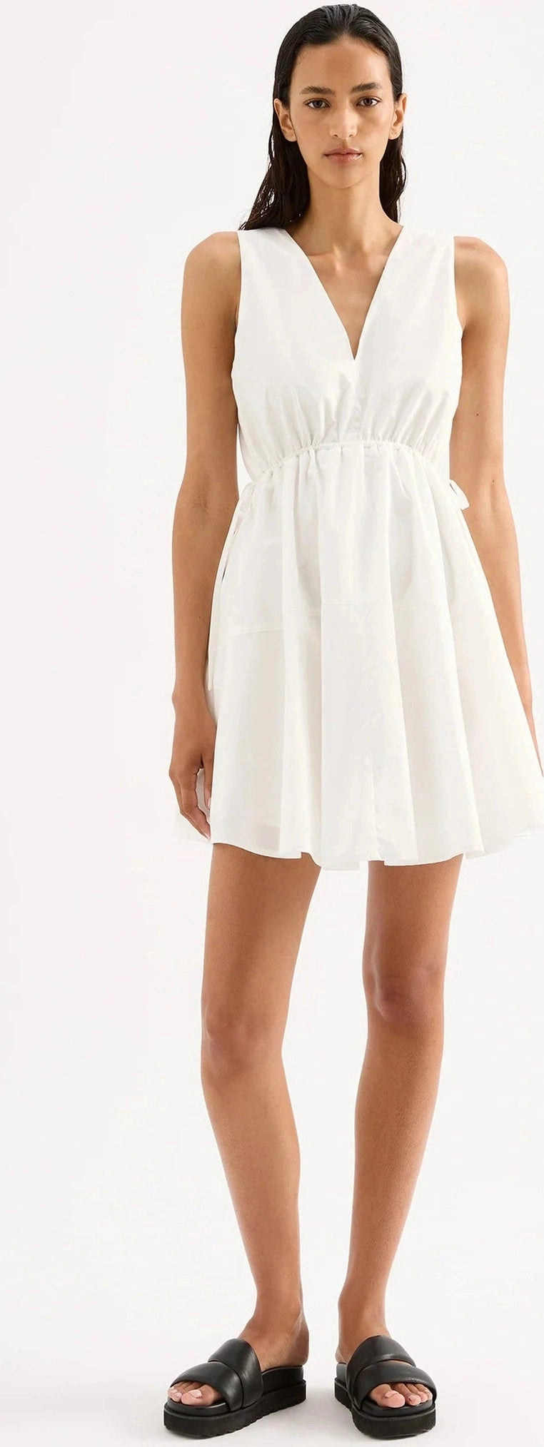 Nude Lucy Beni Mini Dress white