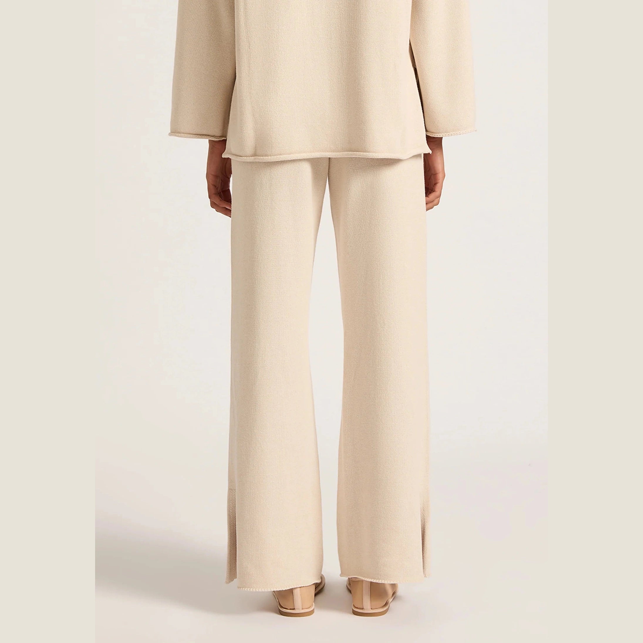 NUDE LUCY Lilou knit pant - Bone