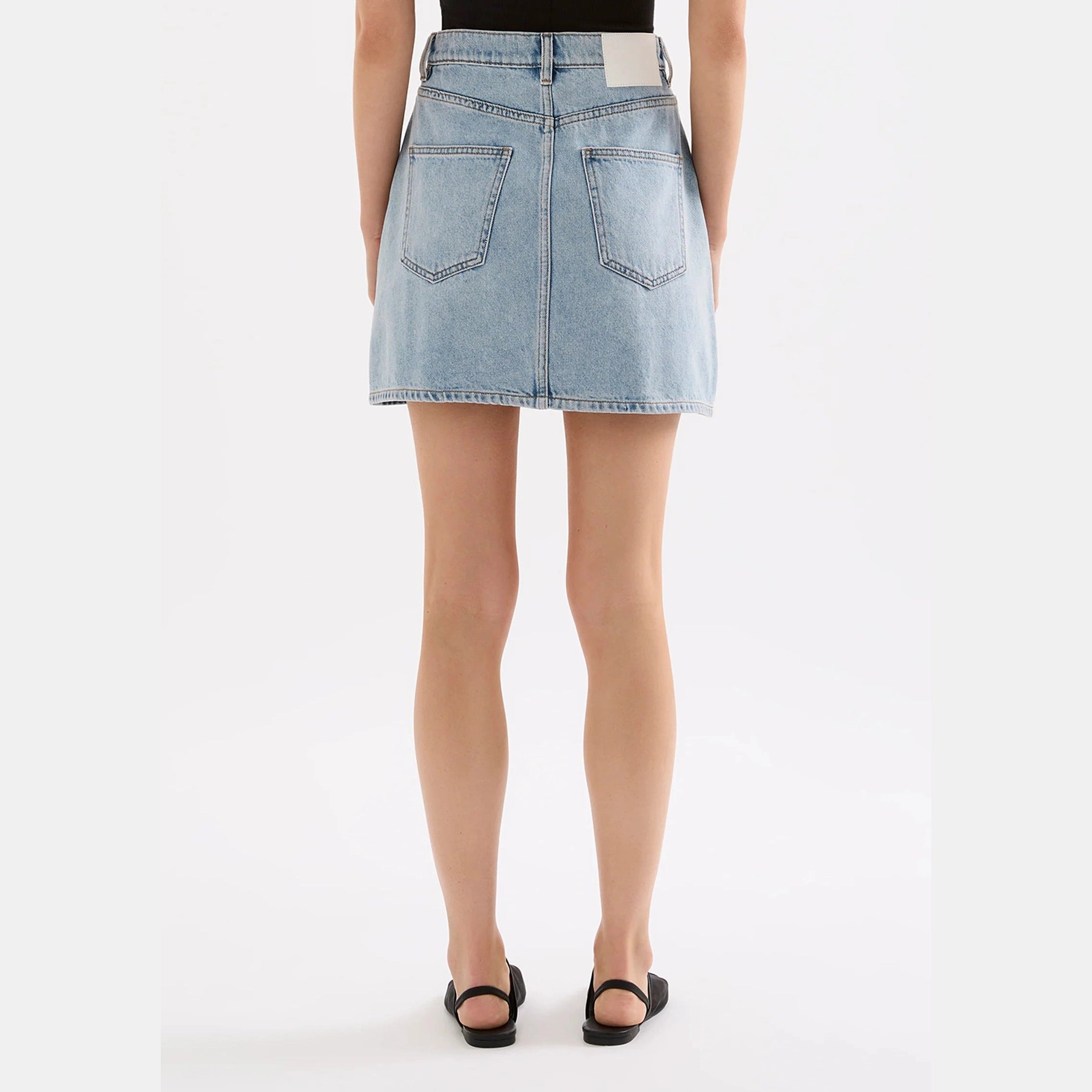 Nude Lucy Sia Denim Mini Skirt 90S BLUE