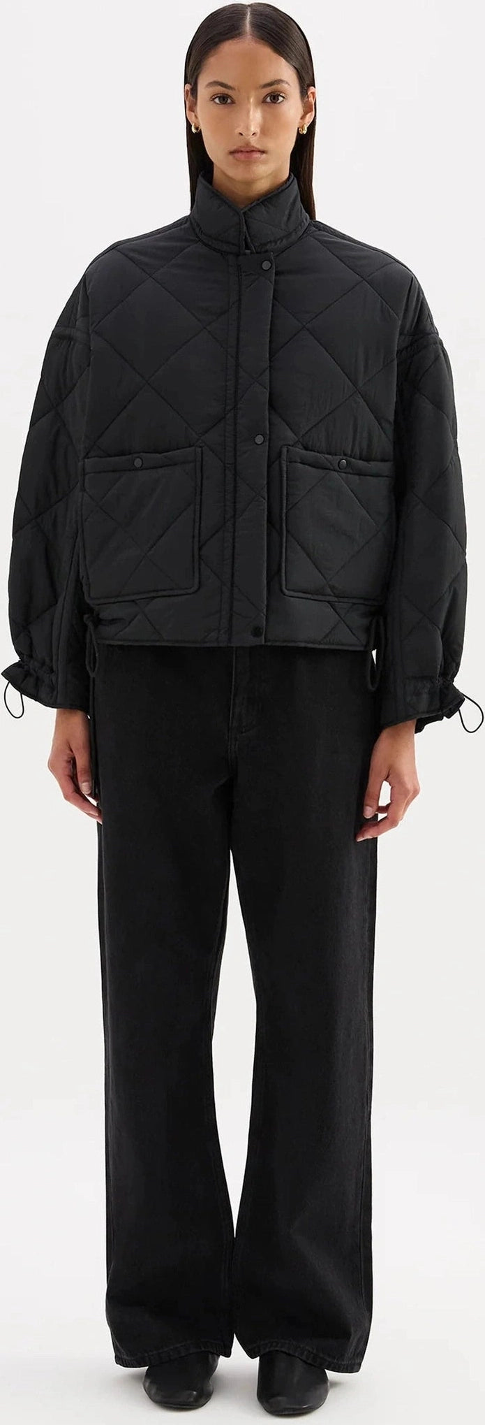 NUDE LUCY Sloane puffer jacket - Black