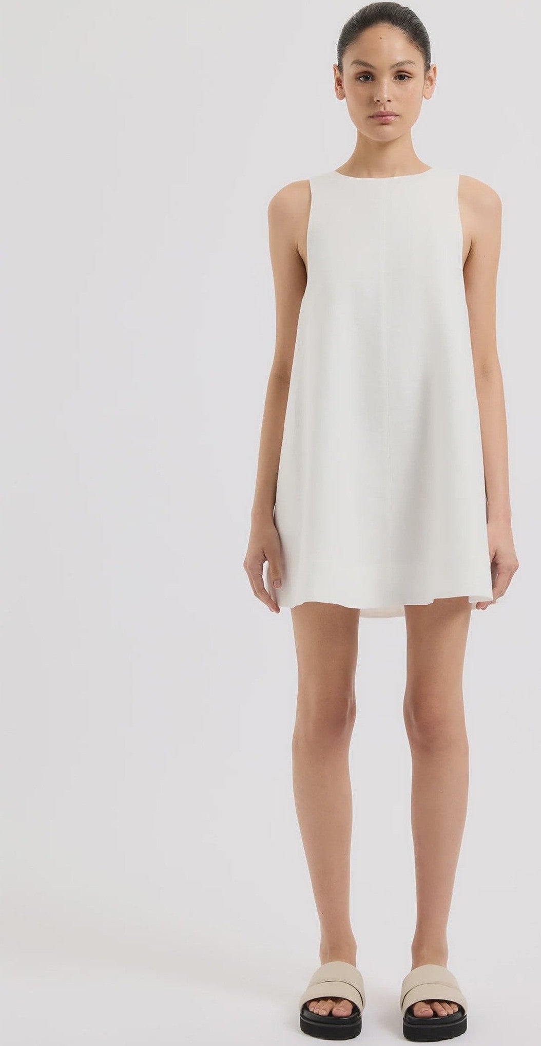 NUDE LUCY Nemi linen dress - White