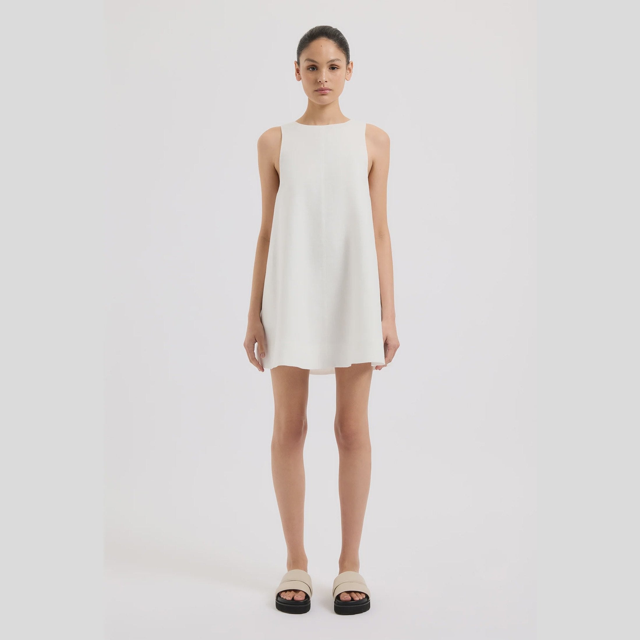NUDE LUCY Nemi linen dress - White