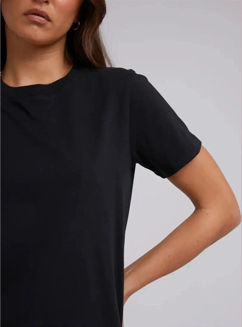 SILENT THEORY Layering tee - Black