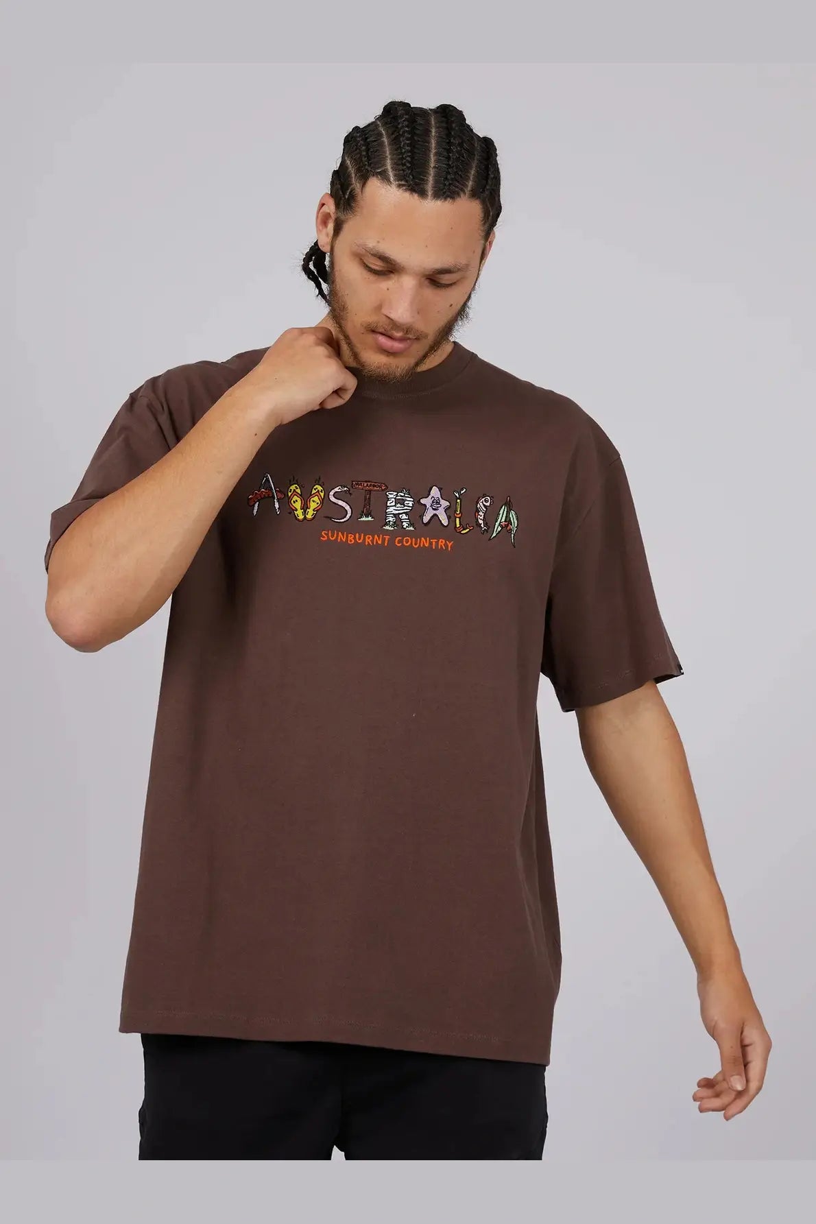 ST GOLIATH Australia tee - Brown