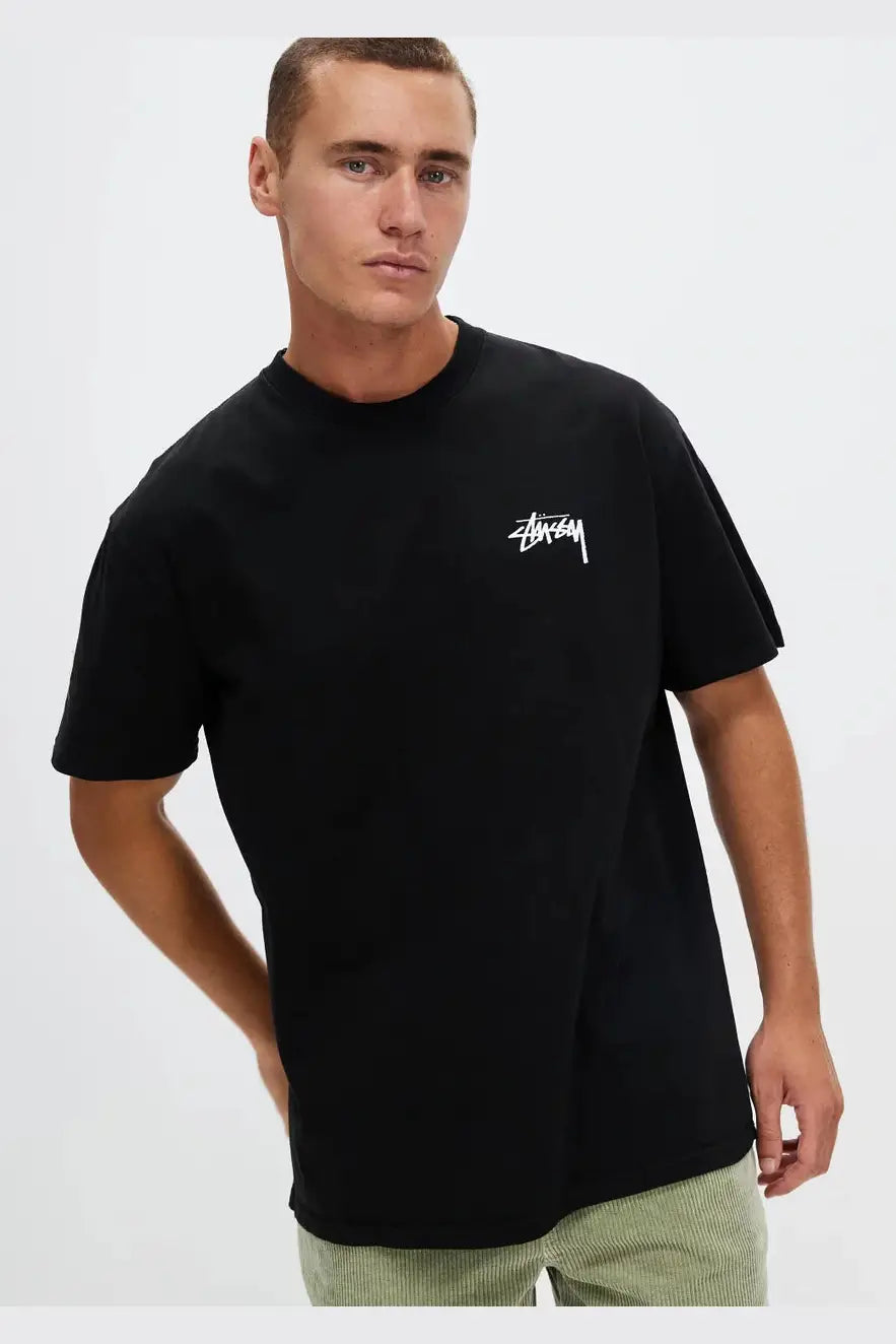 STUSSY Fuzzy dice ss tee - Pigment black
