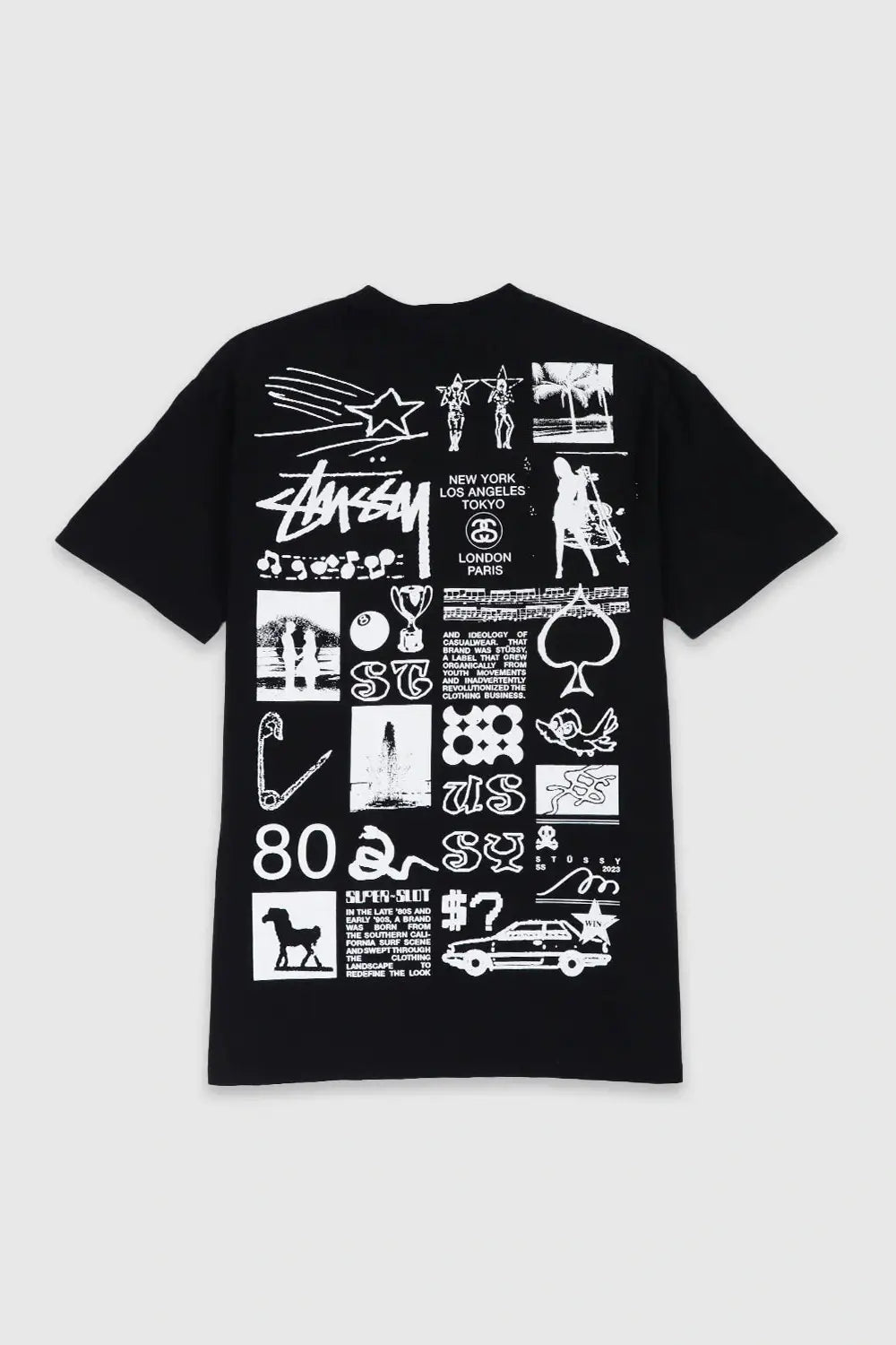 STUSSY Sara hw ss tee - pigment black