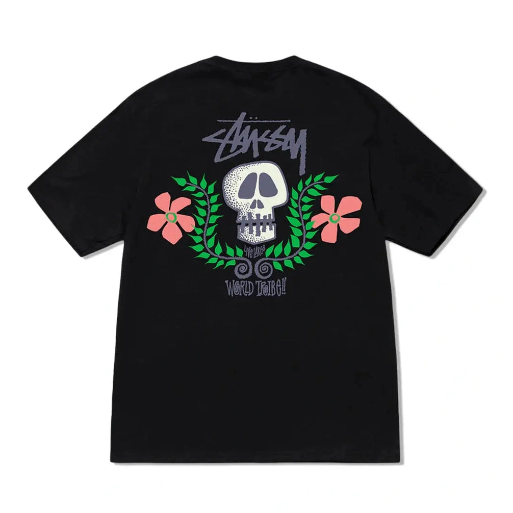 STUSSY Skull crest hw ss tee - Pigment black
