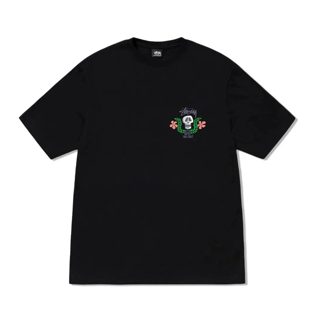 STUSSY Skull crest hw ss tee - Pigment black