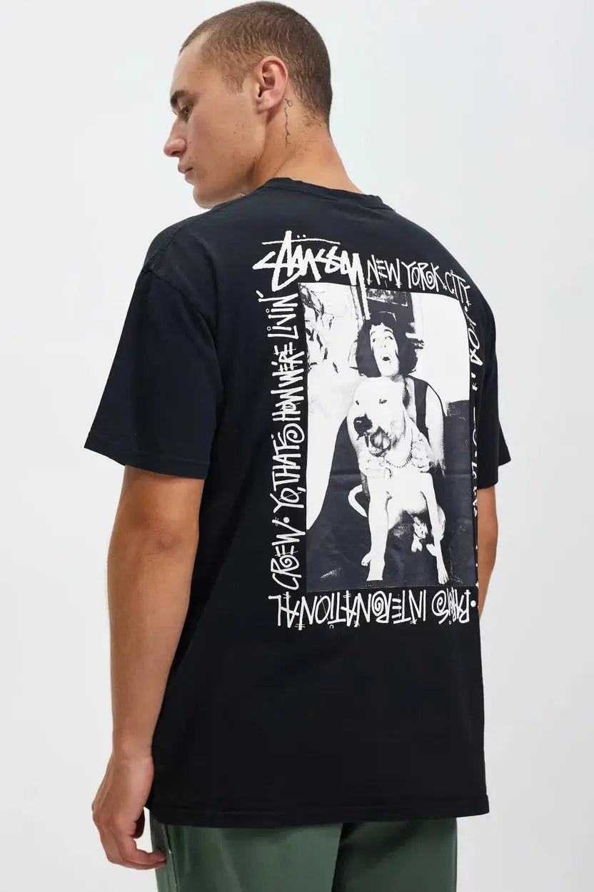 STUSSY how we're living ss tee - pigment black