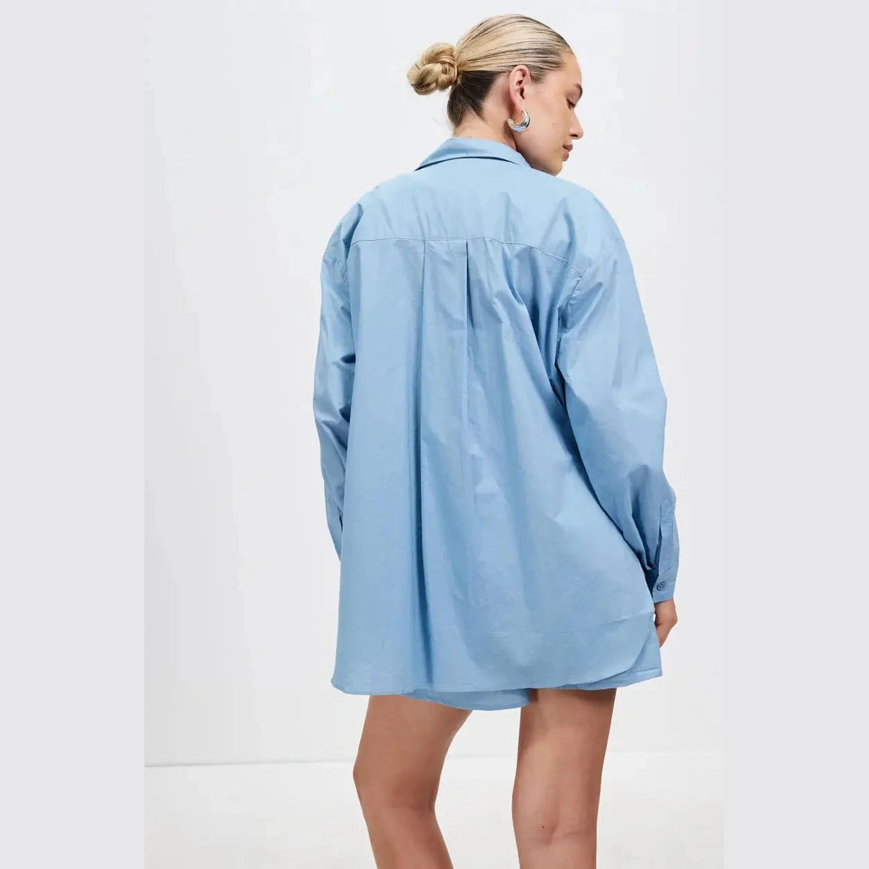 STUSSY pop graffiti os shirt - sky blue
