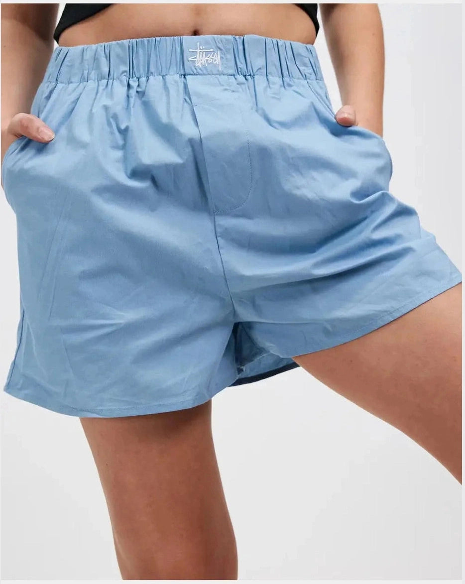 STUSSY pop graffiti short - sky blue
