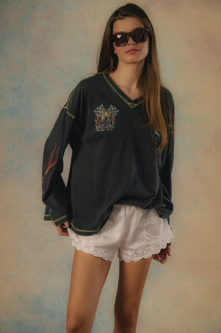 CIAO CIAO Ace LS Tee - Portofino