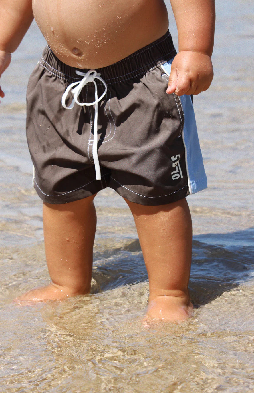 Olas - RETROGRADE MINI BOARDSHORT Coffee
