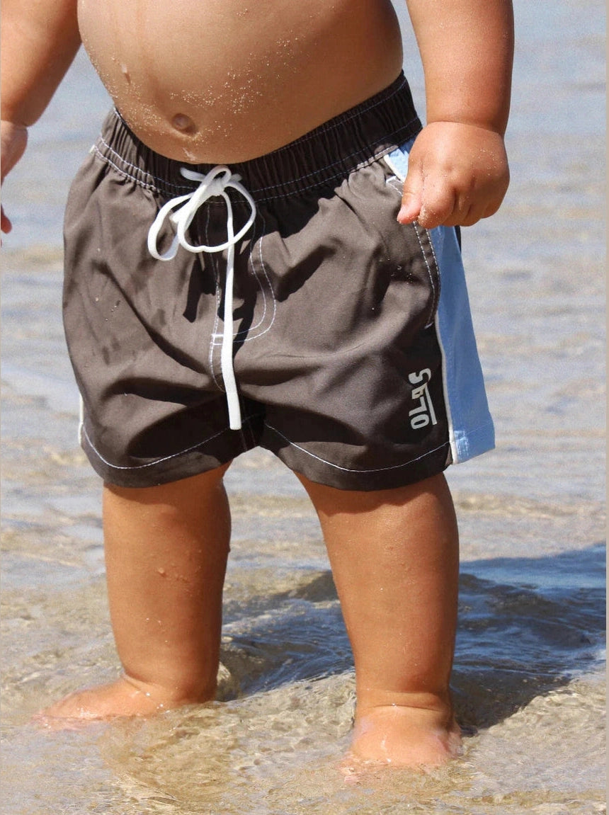 Olas - RETROGRADE MINI BOARDSHORT Coffee