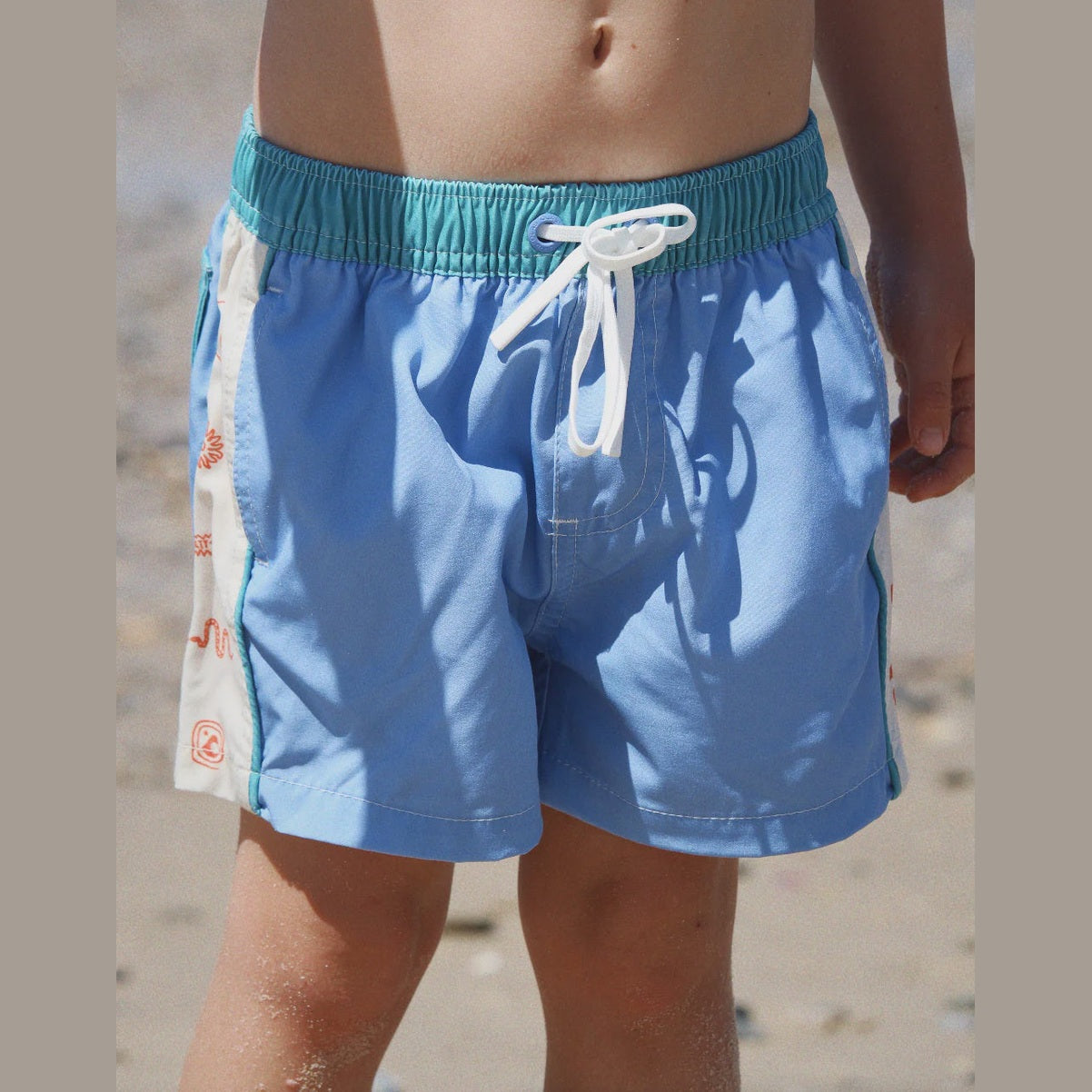 Olas - TWIN FIN MINI BOARDSHORT - Little boy blue