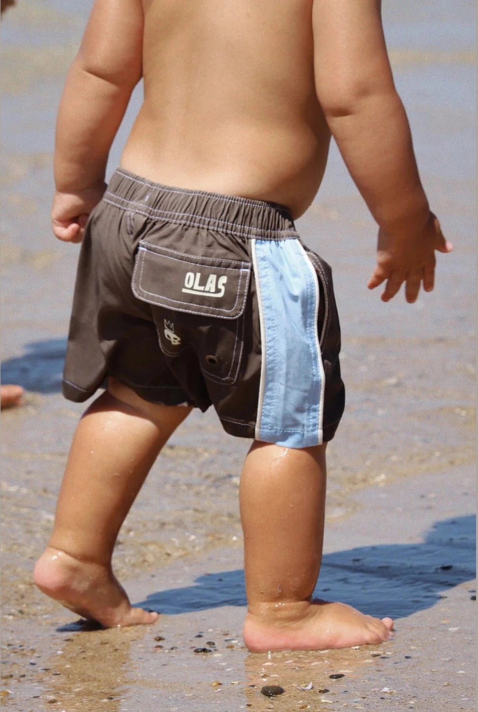 Olas - RETROGRADE MINI BOARDSHORT Coffee