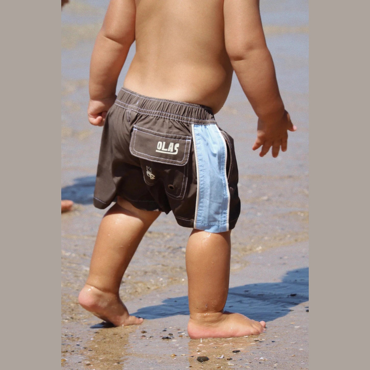 Olas - RETROGRADE MINI BOARDSHORT Coffee