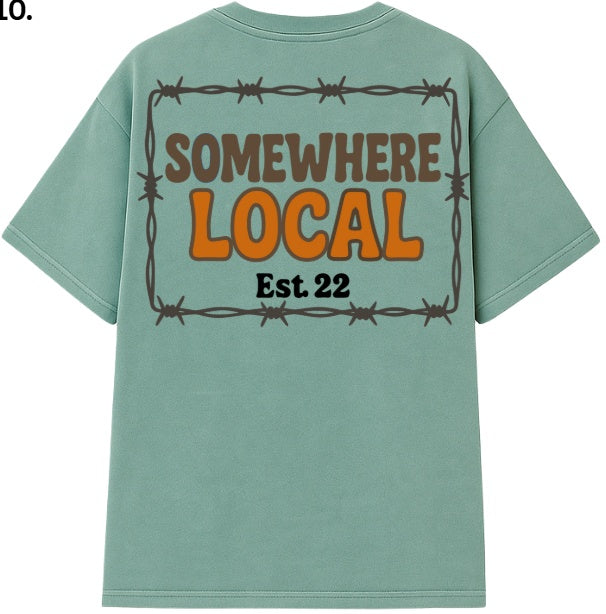 Somewhere - Local Tee - Sage
