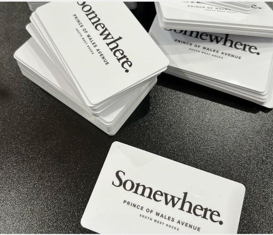 Somewhere gift card