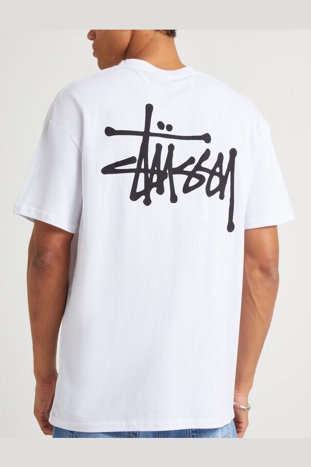 Stussy Graffiti Lcb Ss Tee - White