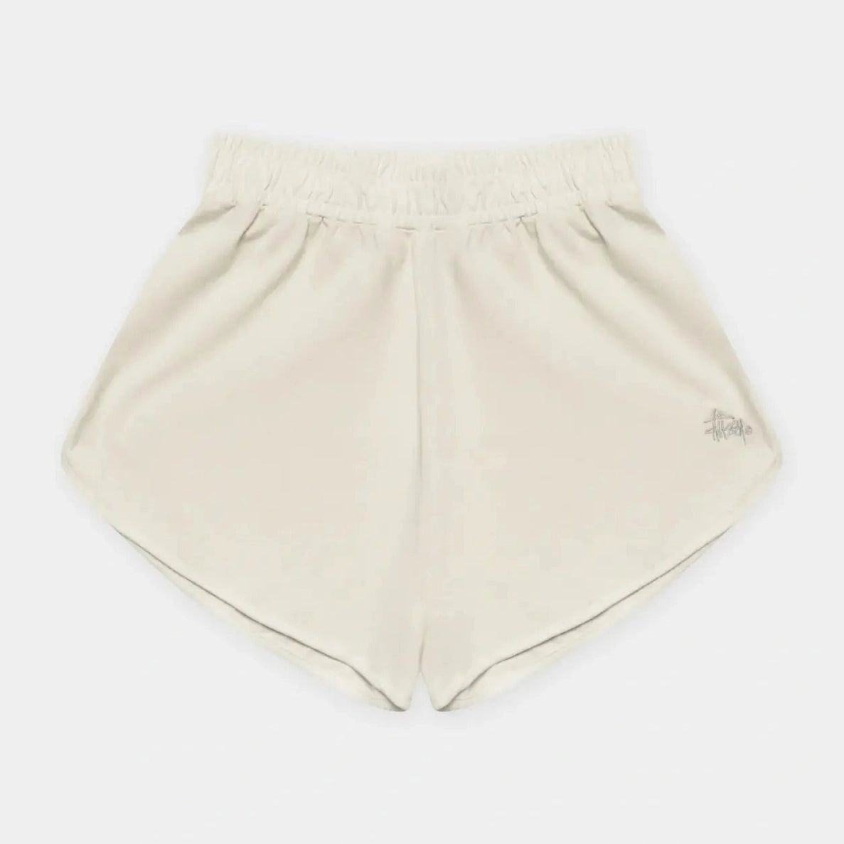 Stussy rockford rugby shorts - white sand