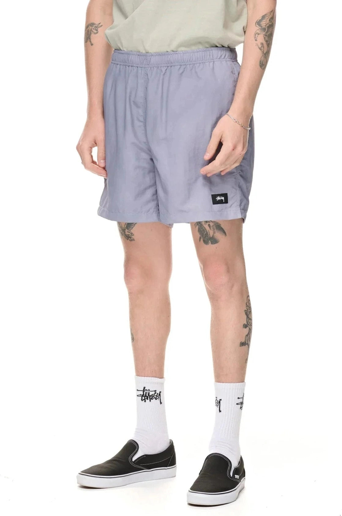 Stussy wave dye watershort - grey