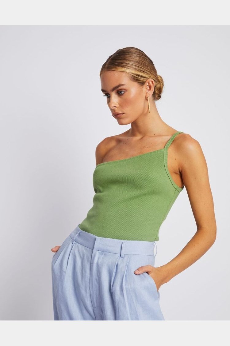 Summi summi - one shoulder bodysuit - olive