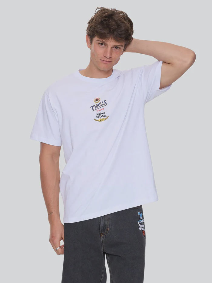 Thrills Against All Odds Merch Fit Tee - White