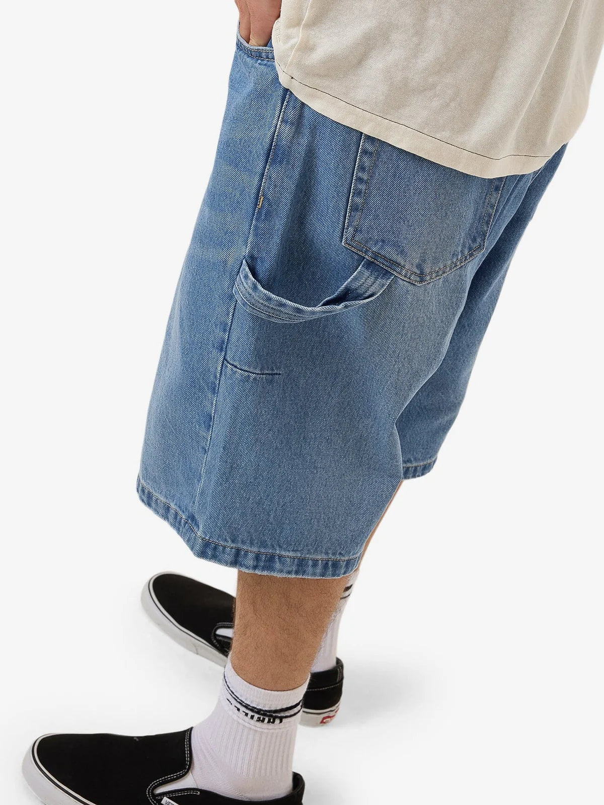 THRILLS Big Slacker Denim Short - Long Ago Blue