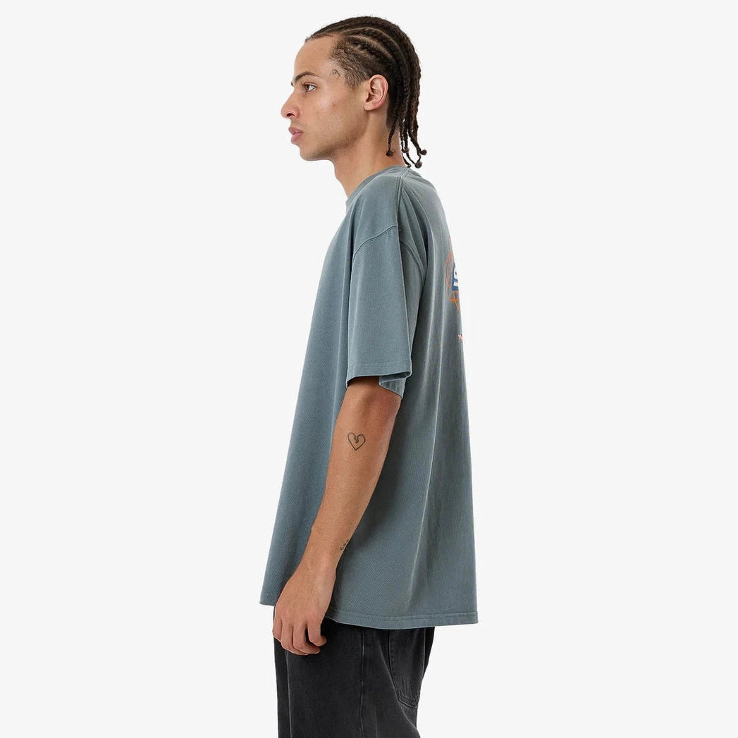 Thrills Spiritual Magic Box Fit Oversize Tee - Stormy Sea