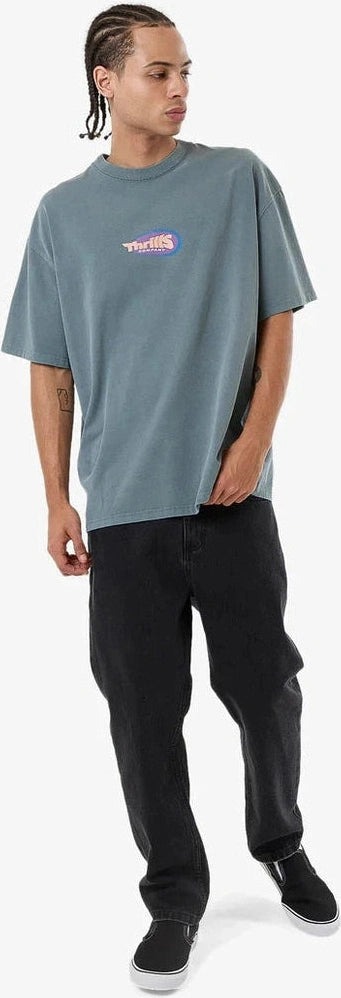 Thrills Spiritual Magic Box Fit Oversize Tee - Stormy Sea