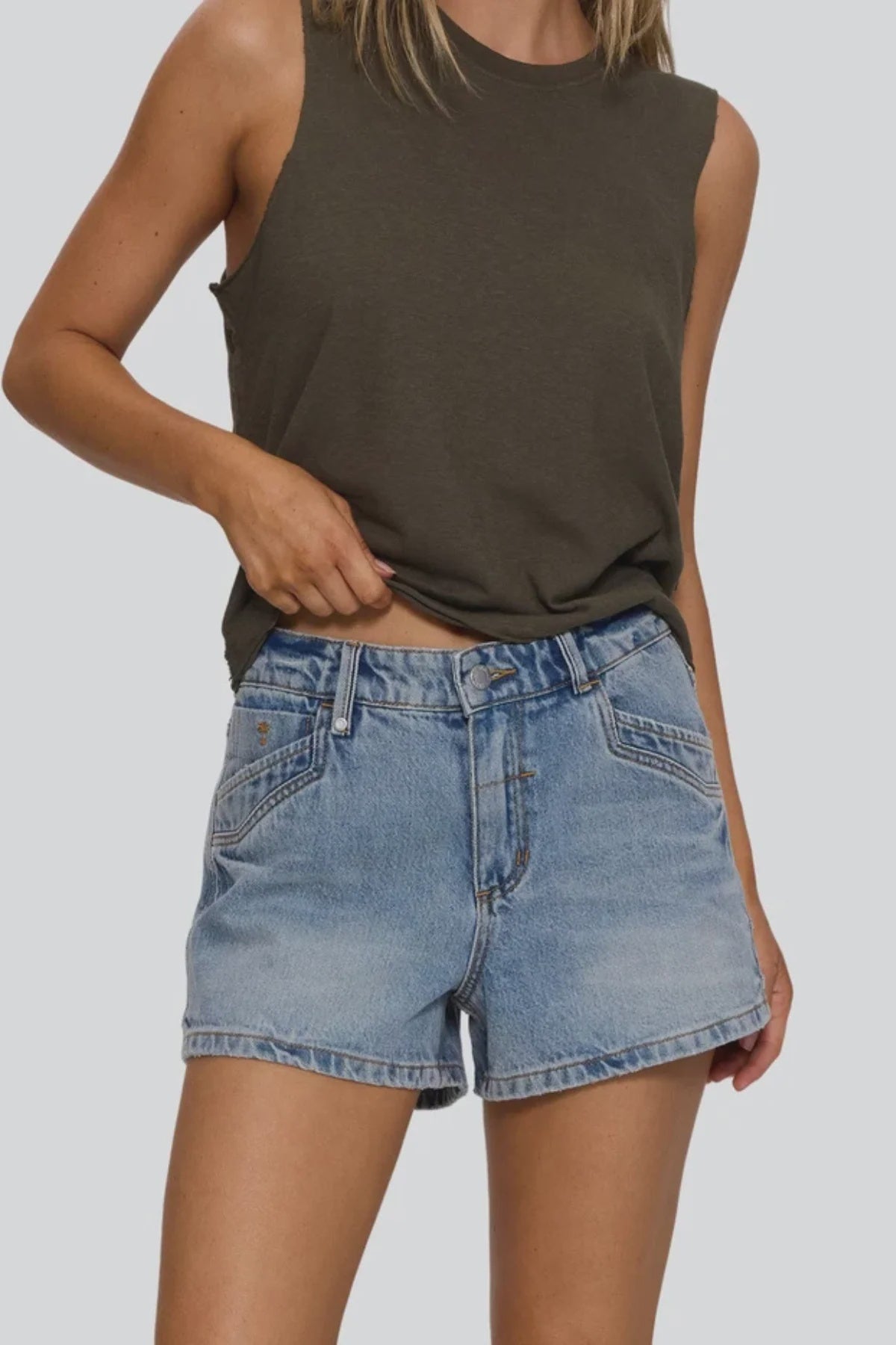 THRILLS - BONNIE MID RISE SHORT - Clam Bake Blue