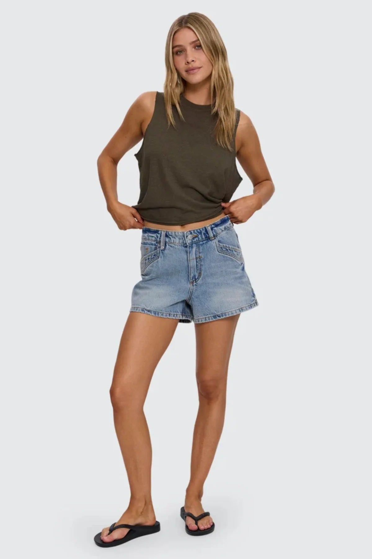 THRILLS - BONNIE MID RISE SHORT - Clam Bake Blue