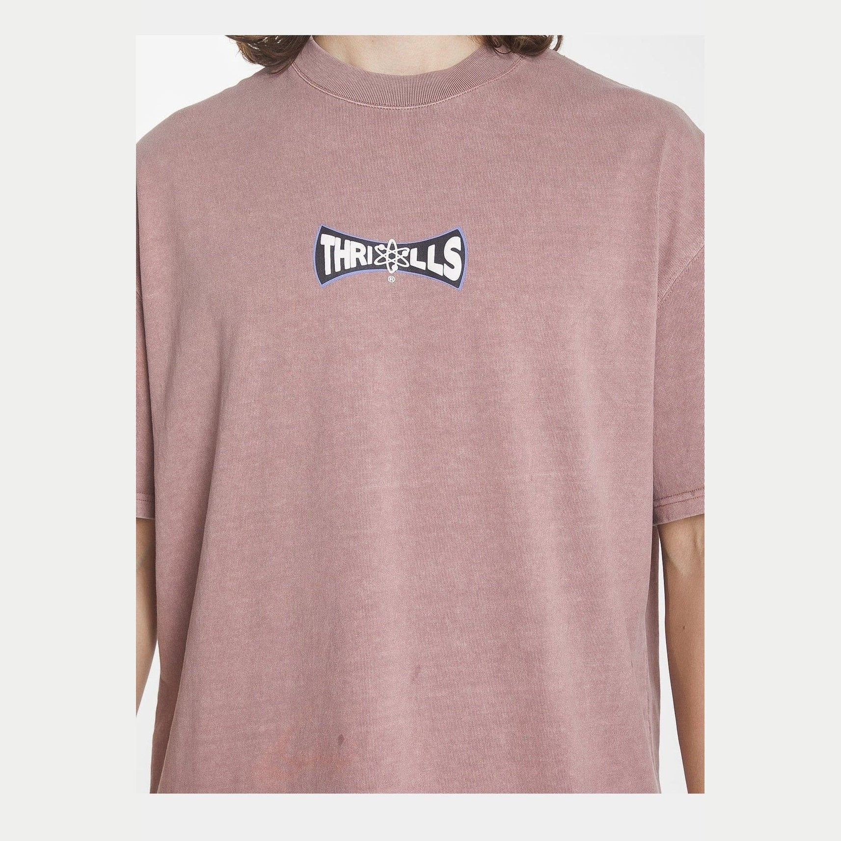 THRILLS Higher magic box fit oversize tee - Burlwood