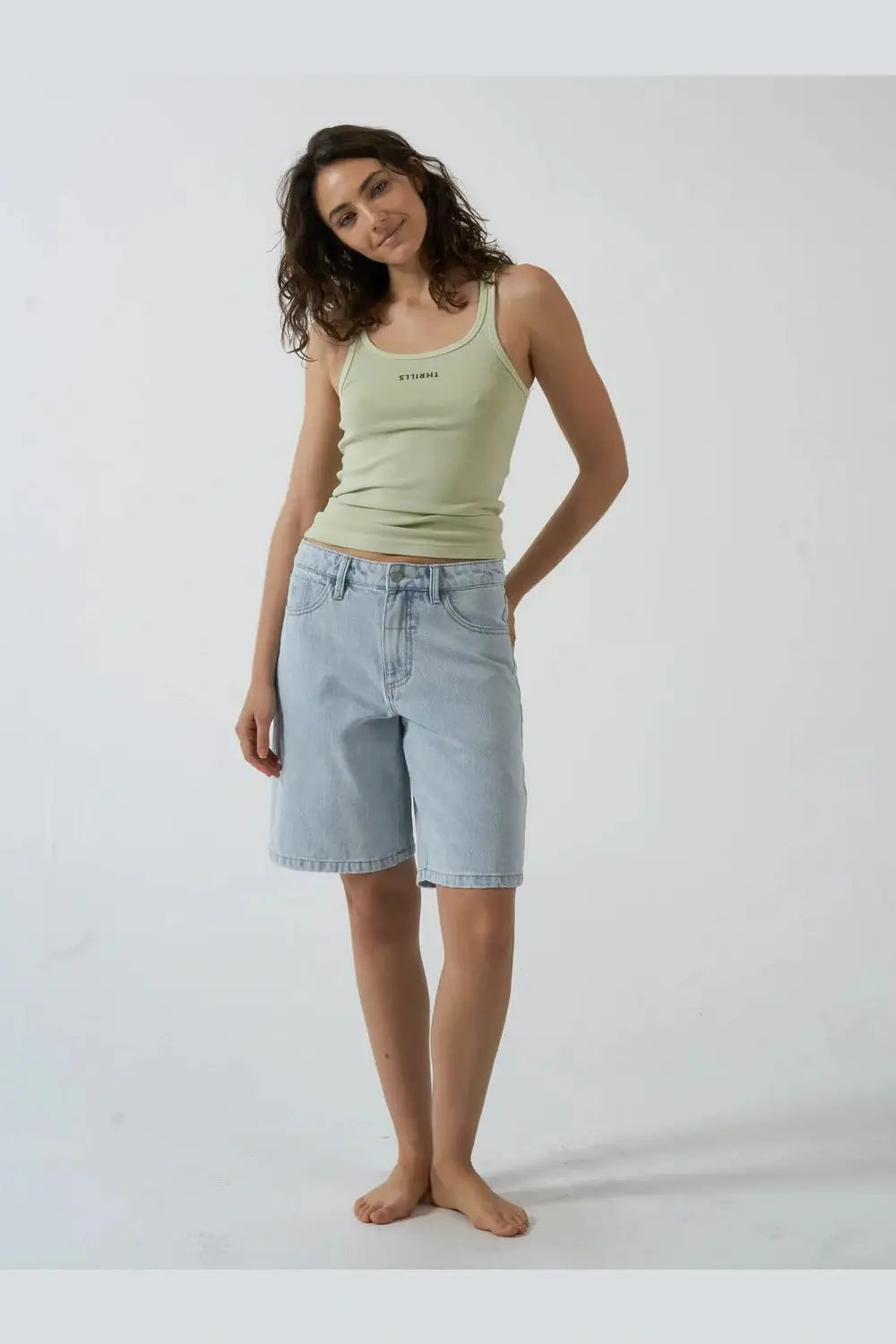 Thrills Minimal Thrills Scoop Tank - Pistachio