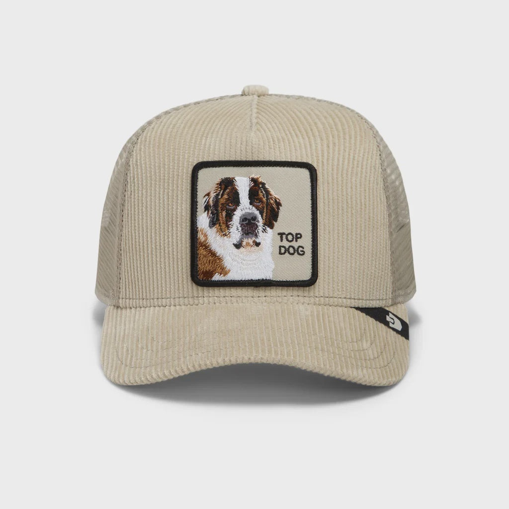 Goorin - Animal Trucker Cap - Corduroy - Top Dog - Beige/Scout