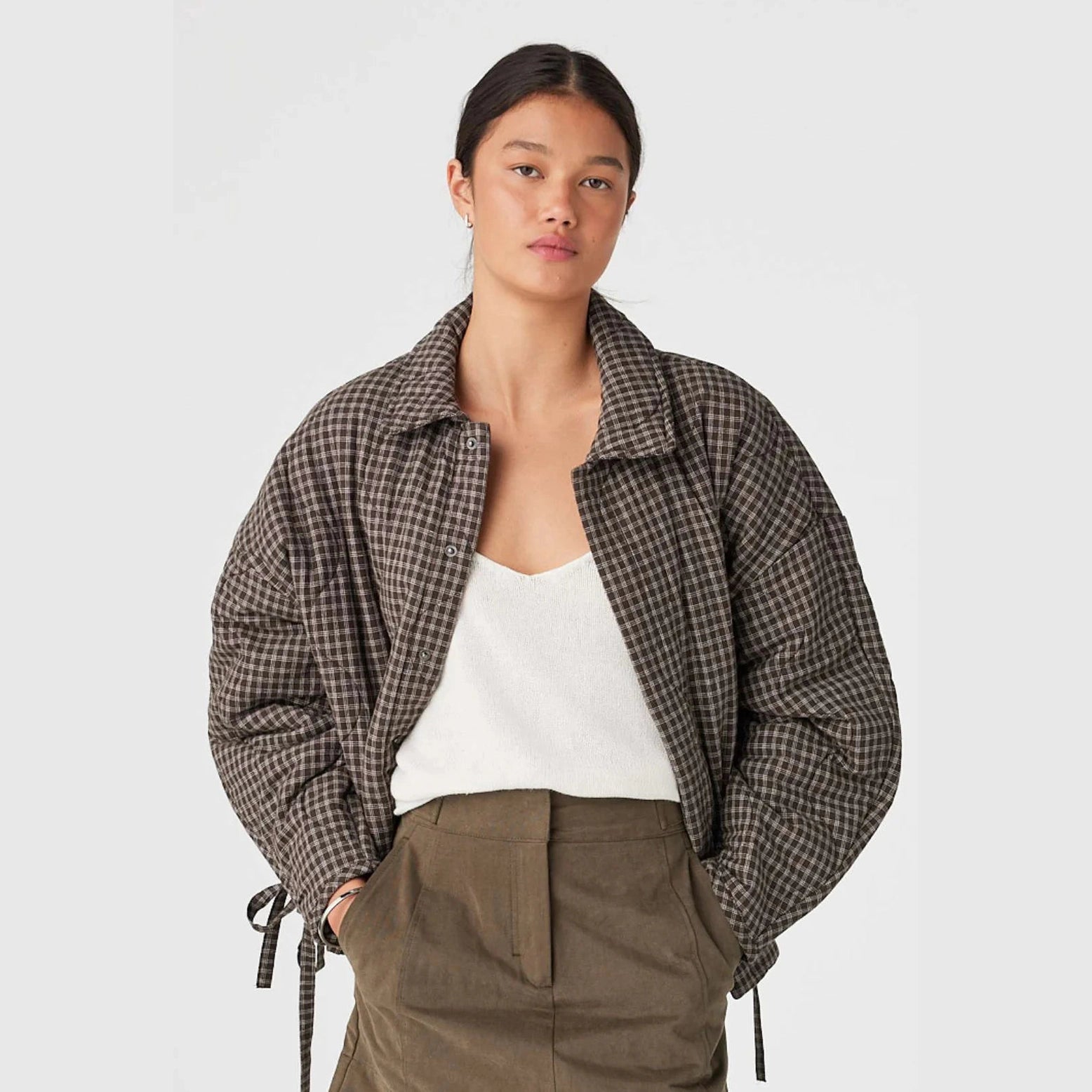 ARCAA Matteo jacket - Expresso check