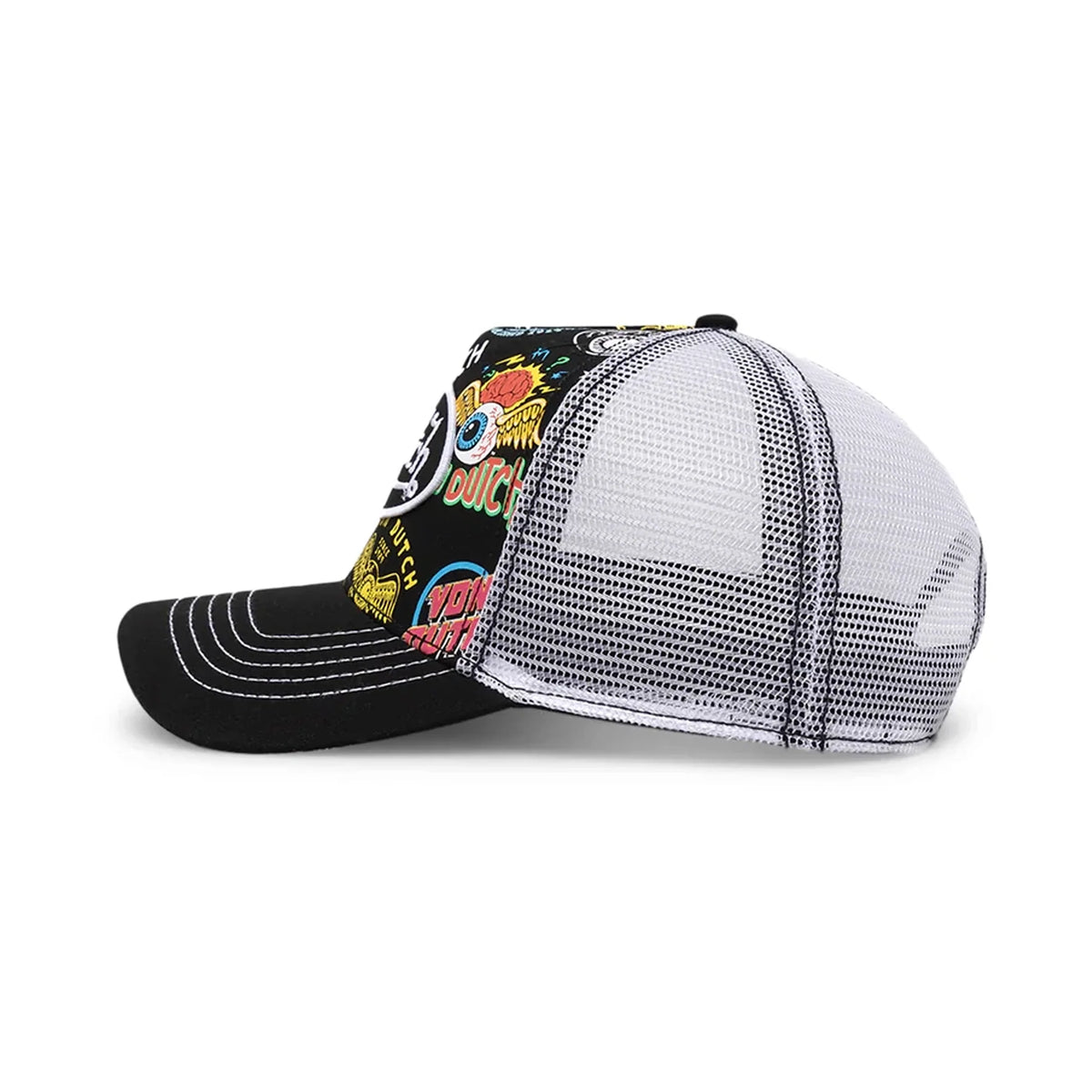 Von Dutch Black Jax Psycho Trucker Hat