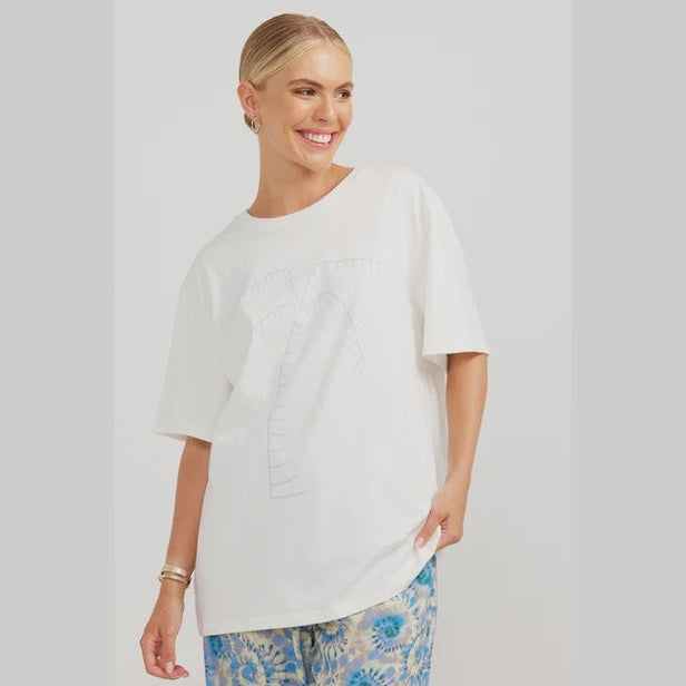 Charlie Holiday PALM BOYFRIEND TEE
